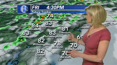 Meteorologist Cecily Tynan with AccuWeather on Action News at 6. . Weather 6abc